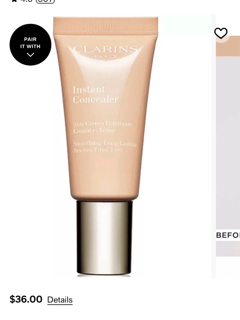 Clarins Instant Concealer - Nude Beige